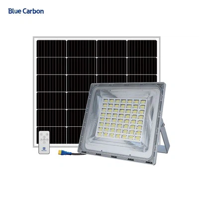 500 watts Blue carbon light with 10 years lifespan, solar panel 105 watts, battery 80Ah