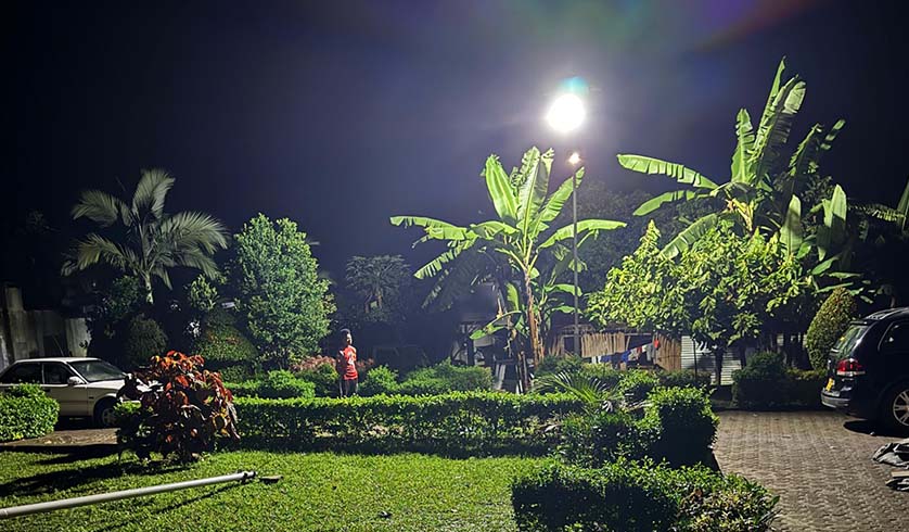 Solar light slide